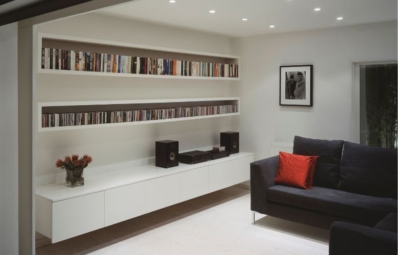 nicho embutido quarto casal