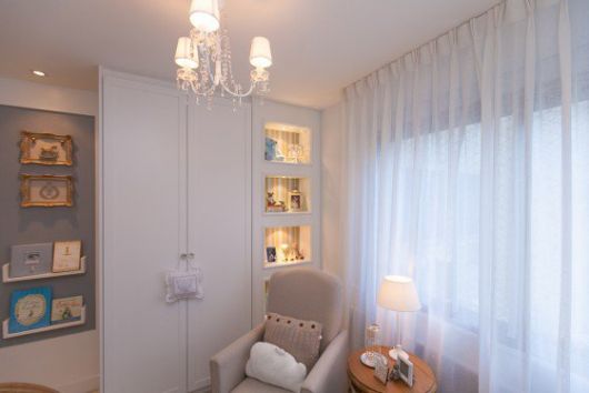 nicho iluminado quarto