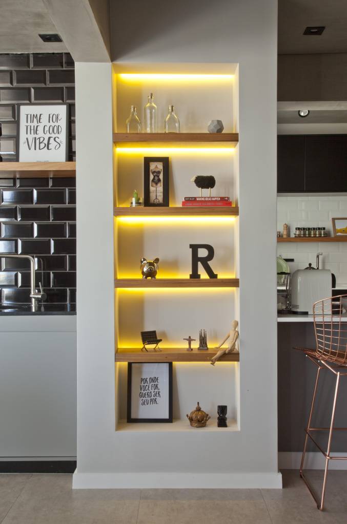 nicho para organizar quarto