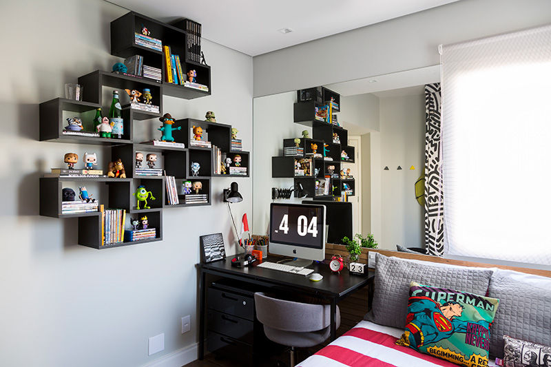 quanto custa instalar nichos para livros no quarto