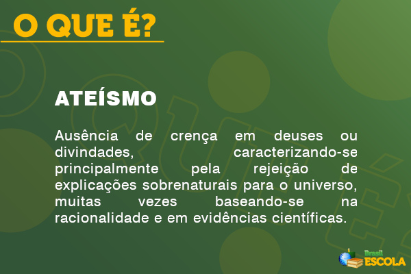 definição de ateu
