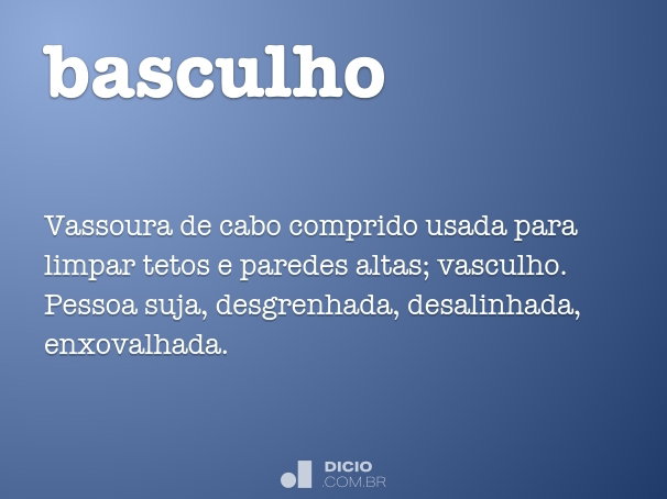 o que é basculho