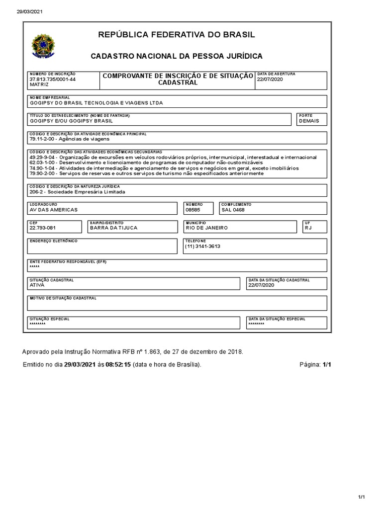 erros comuns ao emitir cartão cnpj