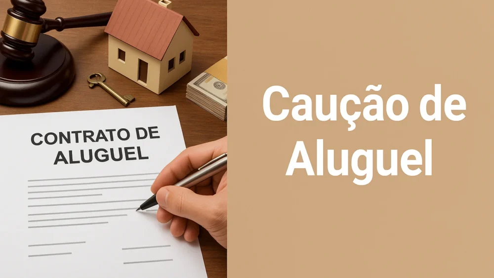 como funciona caução de aluguel