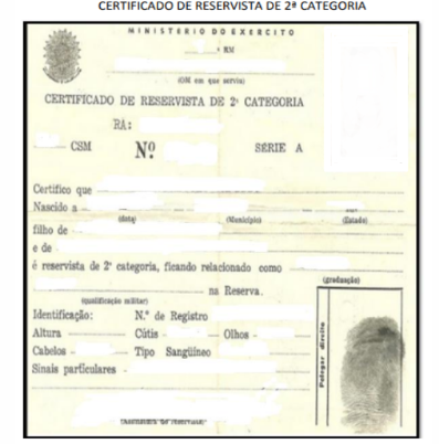 como tirar certificado de reservista