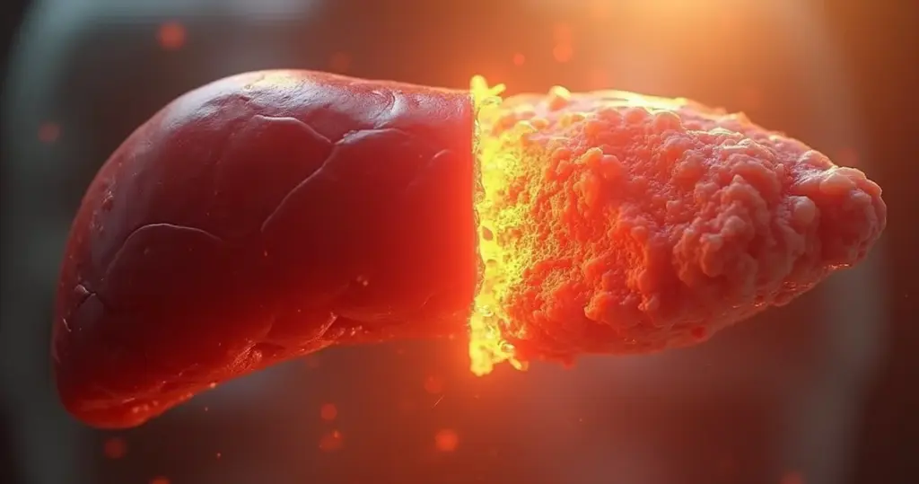 O que é cirrose hepática: o sinal que 91% ignoram até ser tarde