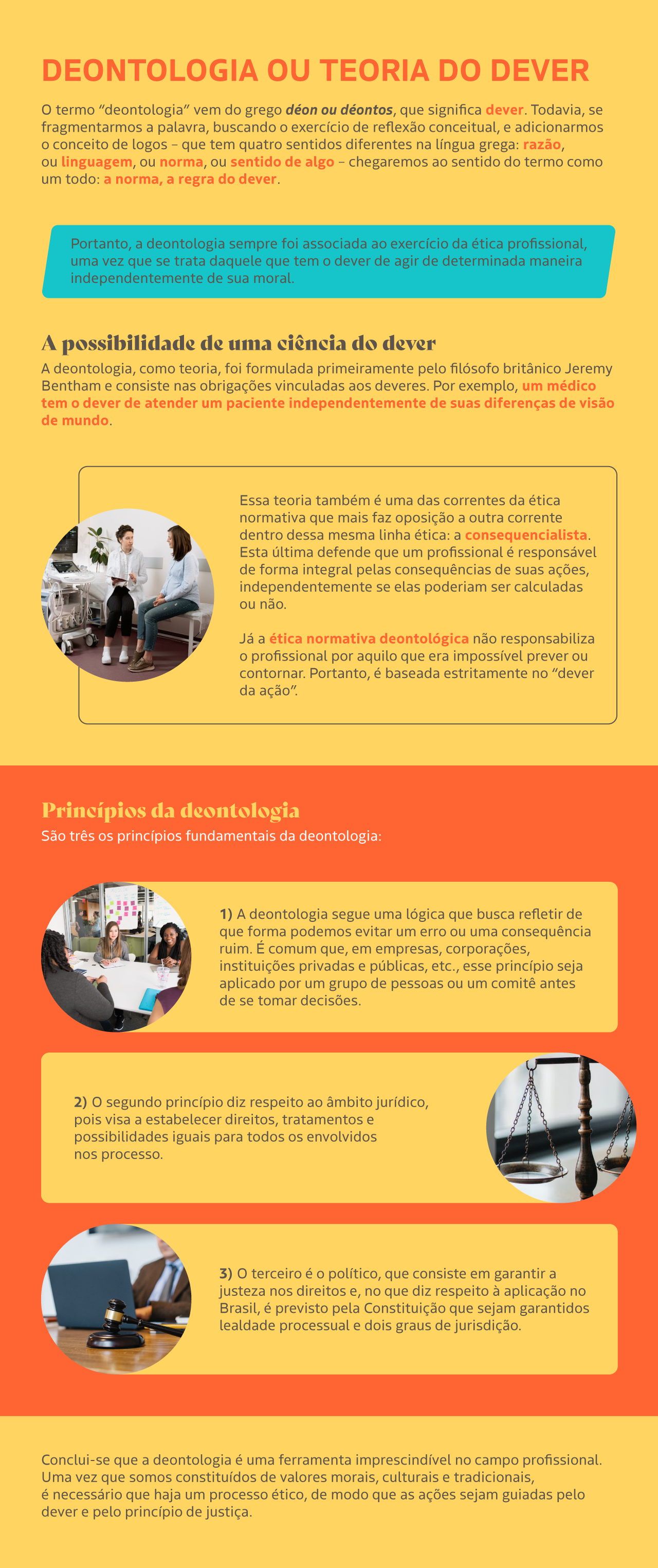 erros comuns na aplicação da deontologia