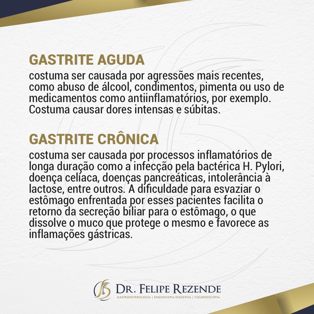 erros comuns no tratamento da gastrite crônica