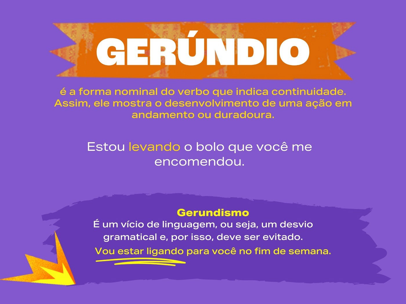 o que é gerundio e gerundismo