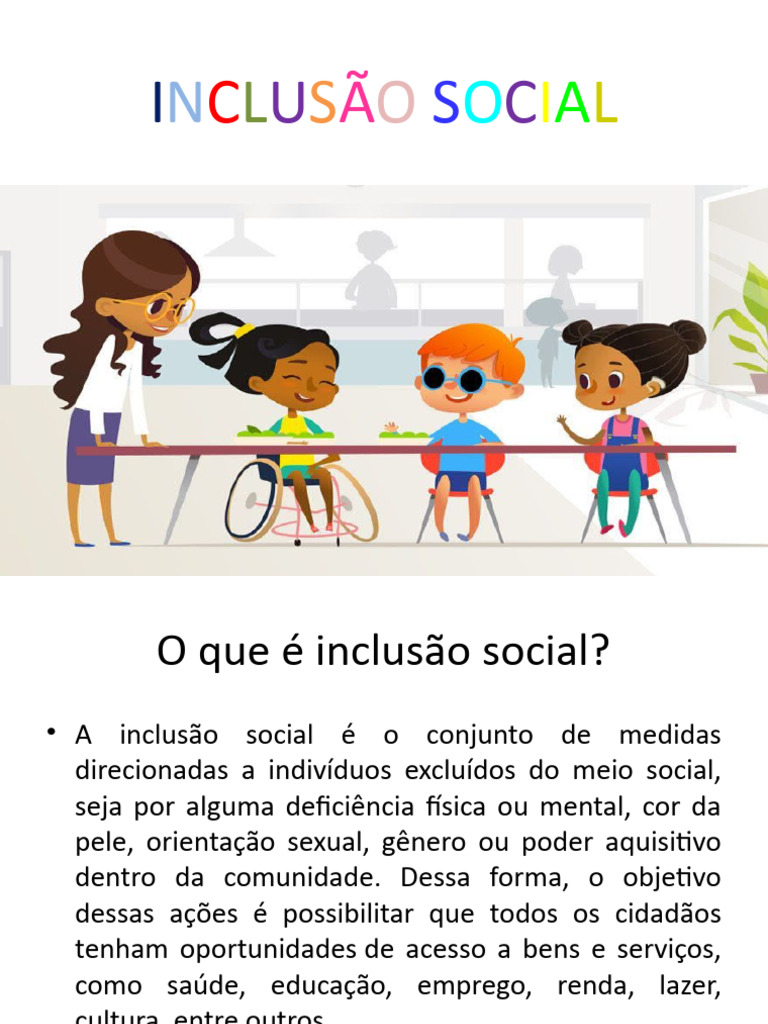 o que é inclusão social
