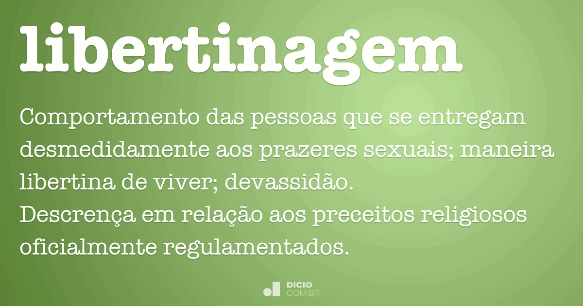 o que é ser libertino