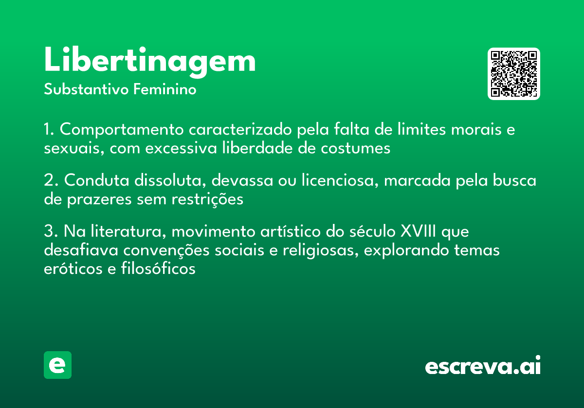 significado de libertinagem na bíblia