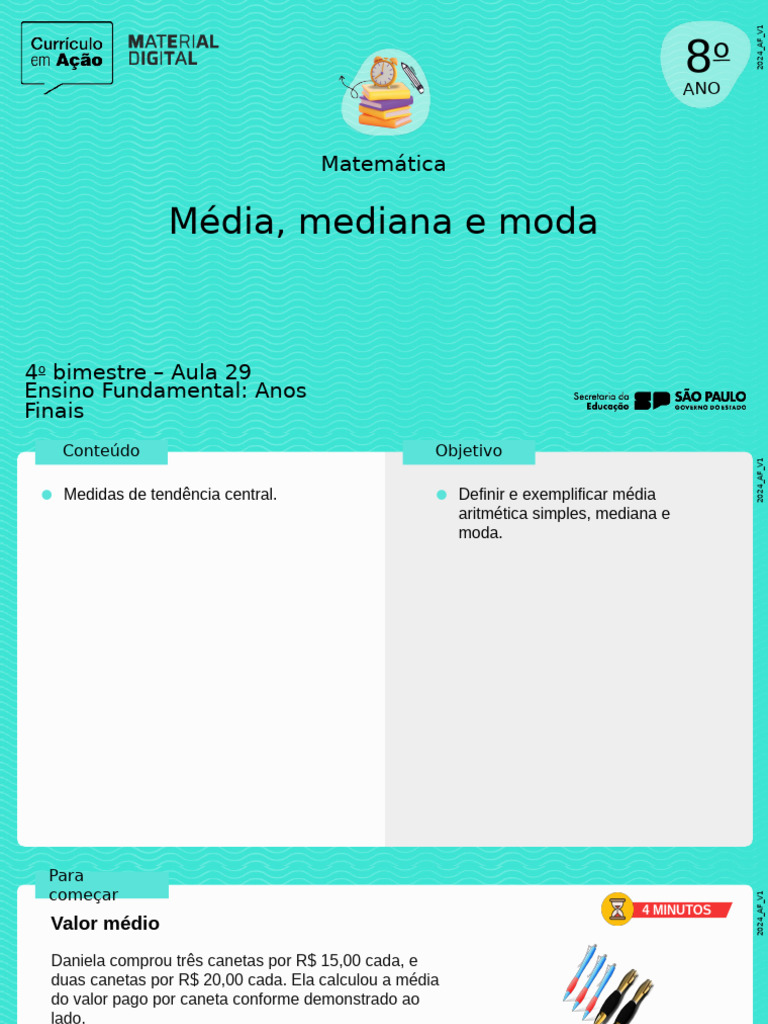 o que é moda em um conjunto de números