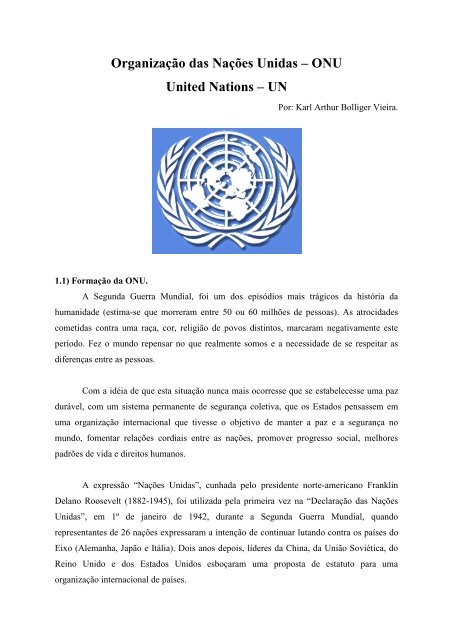 erros comuns sobre o funcionamento da onu
