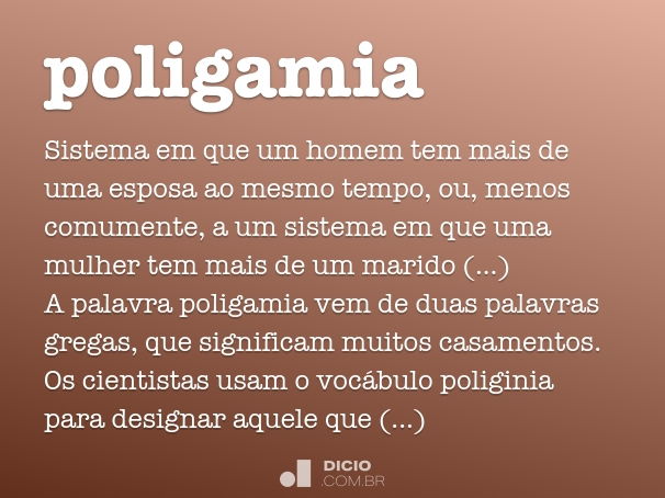 o que é poligamia
