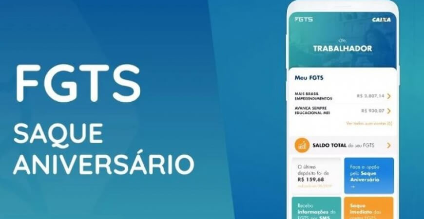 saque aniversário FGTS vs saque rescisão