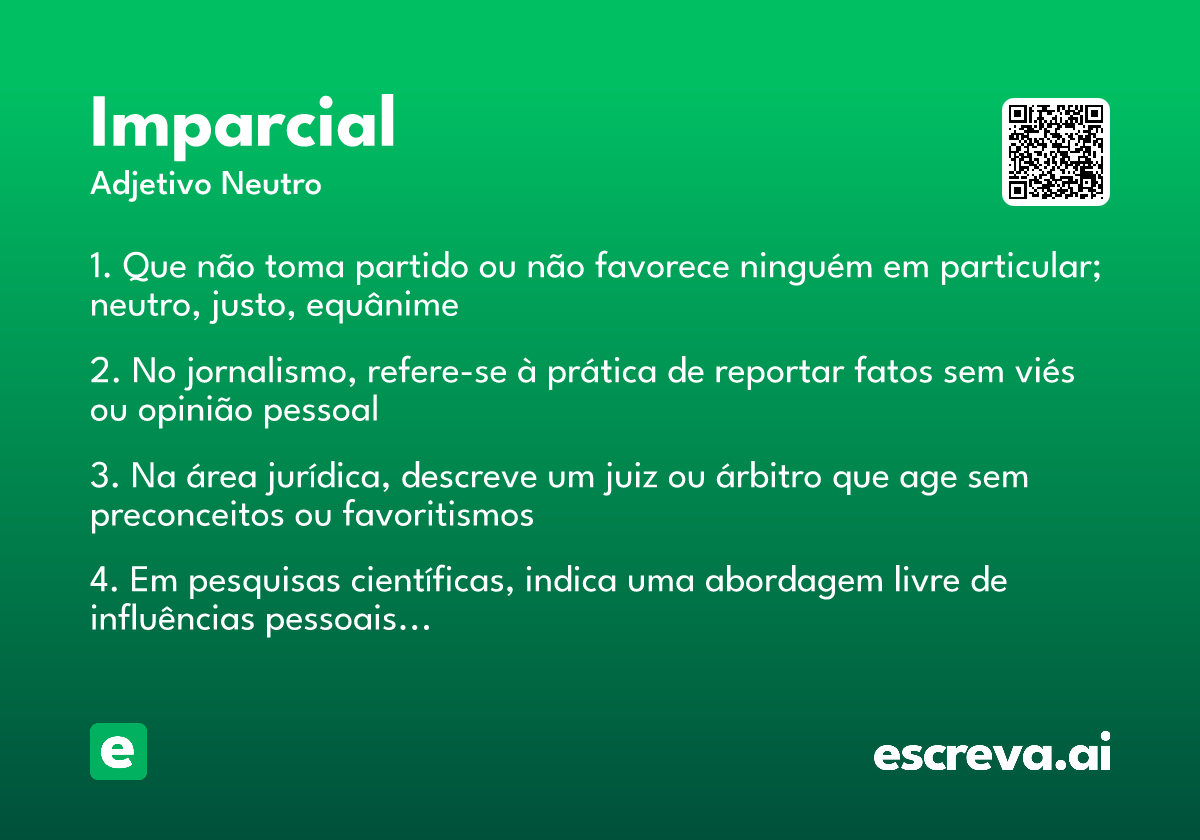 exemplos de como ser imparcial em situações do dia a dia
