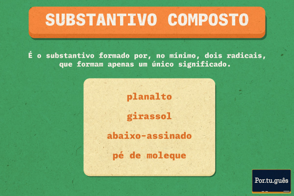 exemplos de substantivos compostos com justaposição