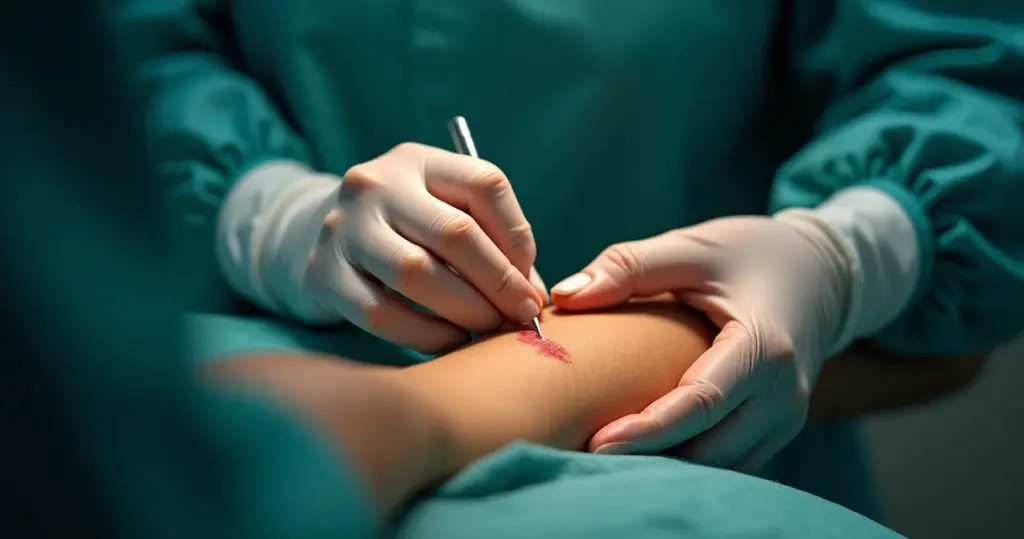 O que é sutura: a técnica que acelera sua cicatriz em 80%