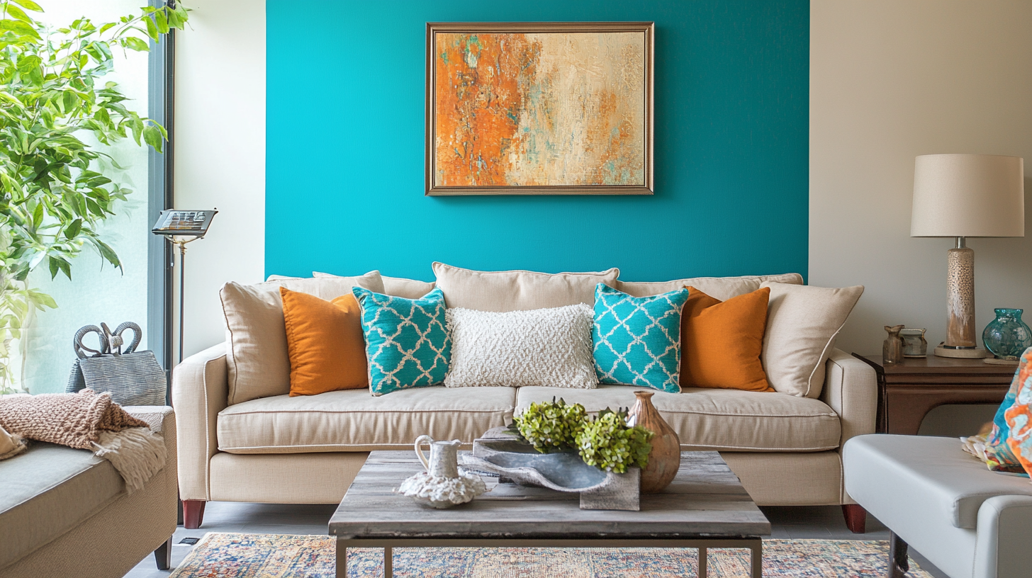 parede de destaque quarto pintada vs papel de parede