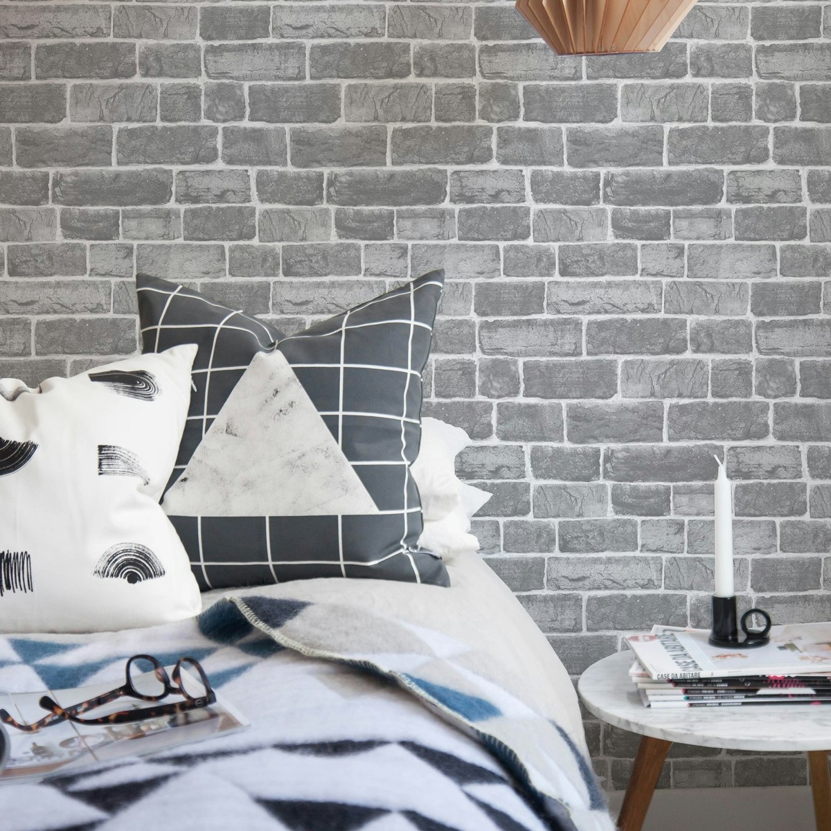 tijolinho branco vs tijolinho cinza para quarto