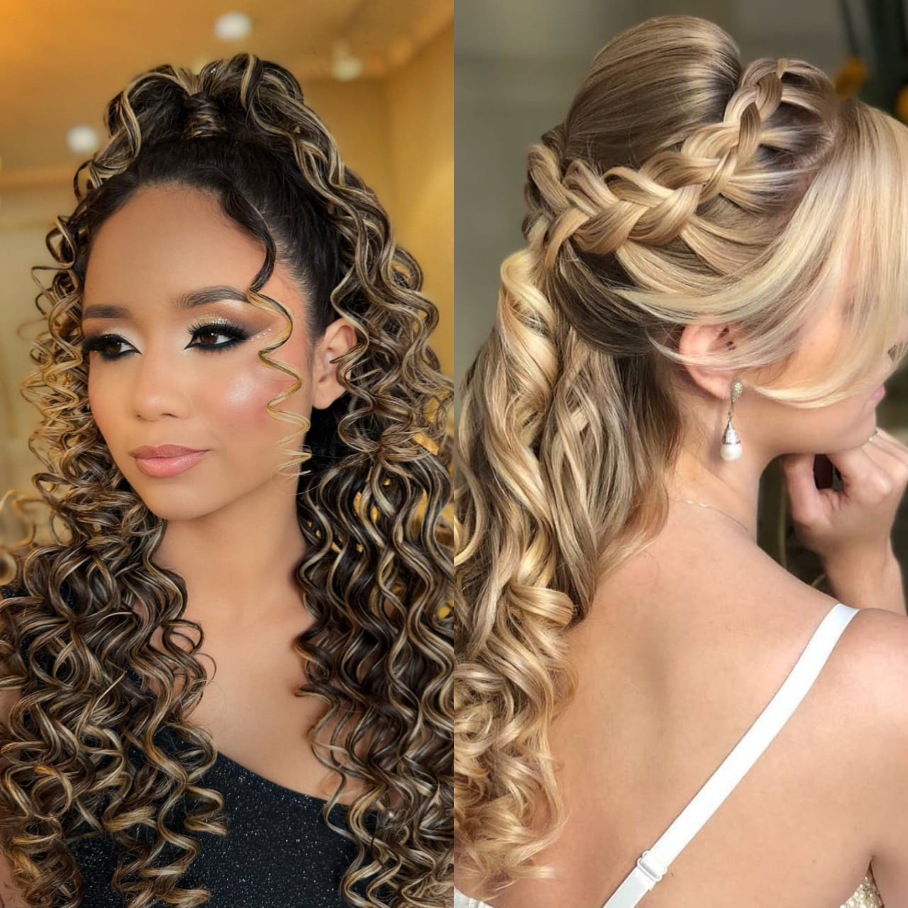 penteados soltos elegantes