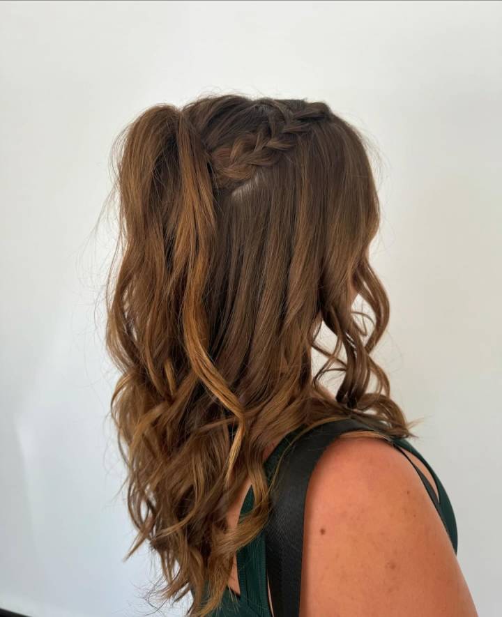 penteados soltos para casamento