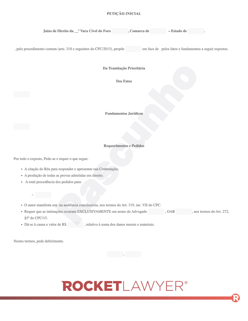 erros comuns ao fazer uma petição