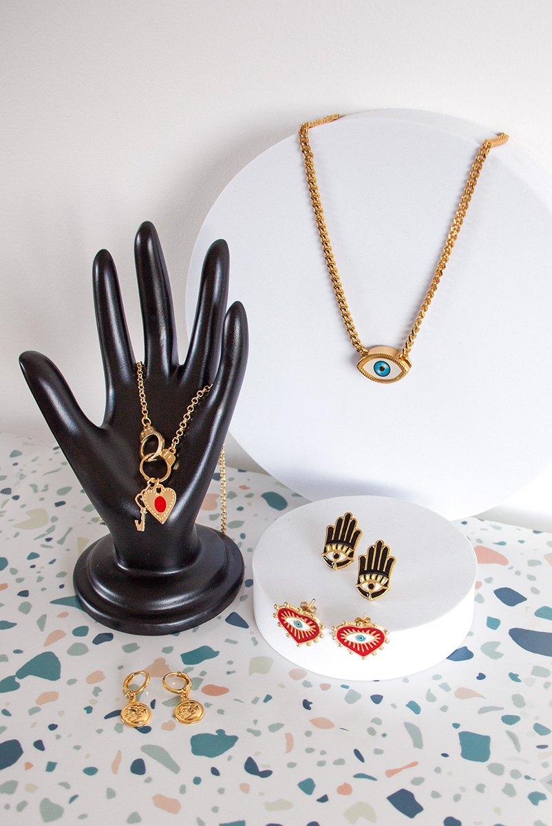 porta-joias decorativo de mesa