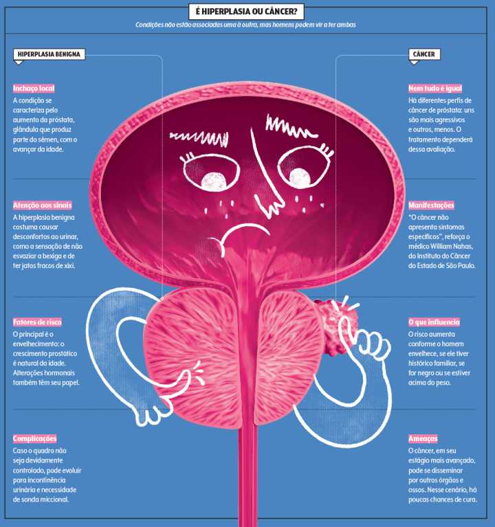tipos de problemas na próstata e como identificar