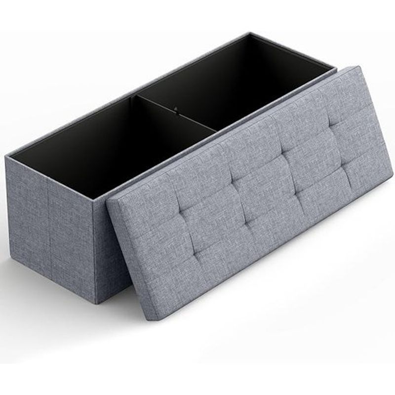 Puff baú com baú para quarto de solteiro barato