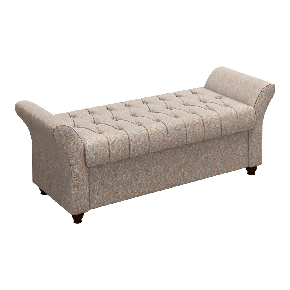 Puff baú com baú para quarto