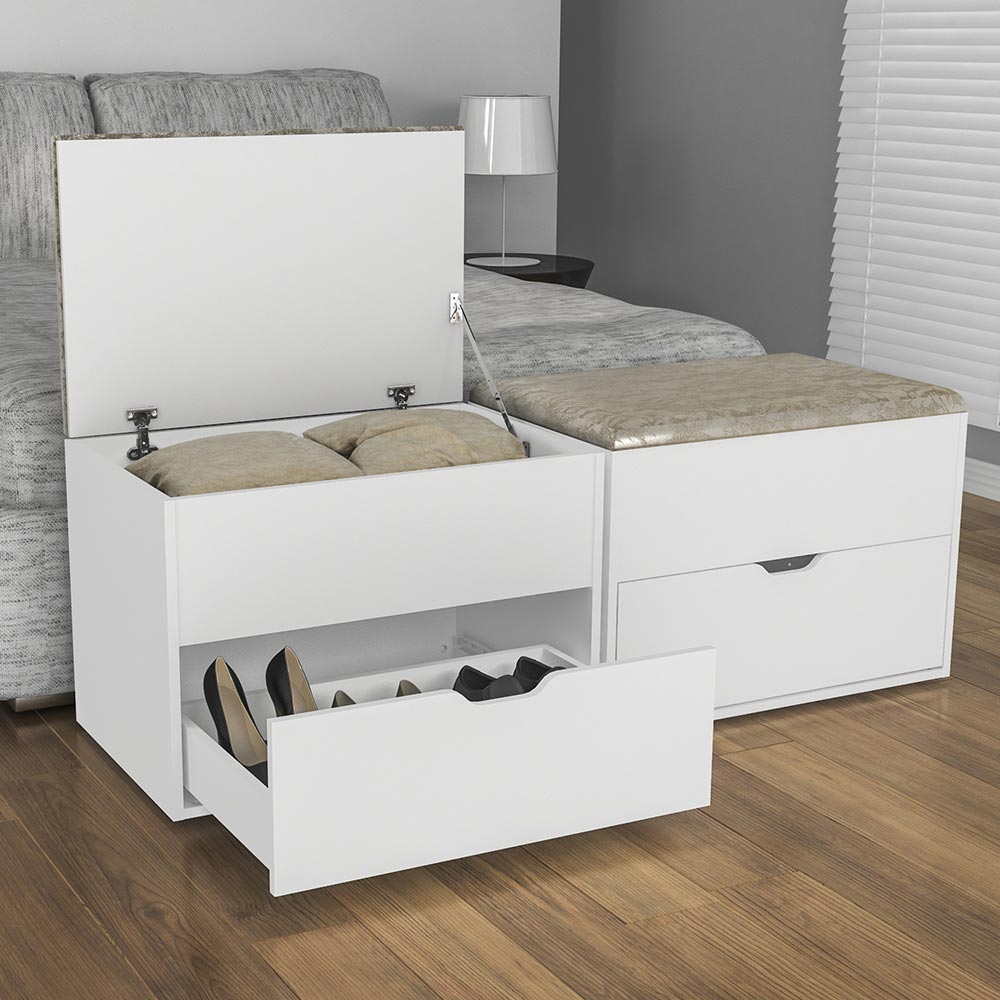 Puff baú para quarto pequeno