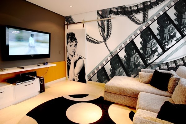 como instalar projetor no quarto