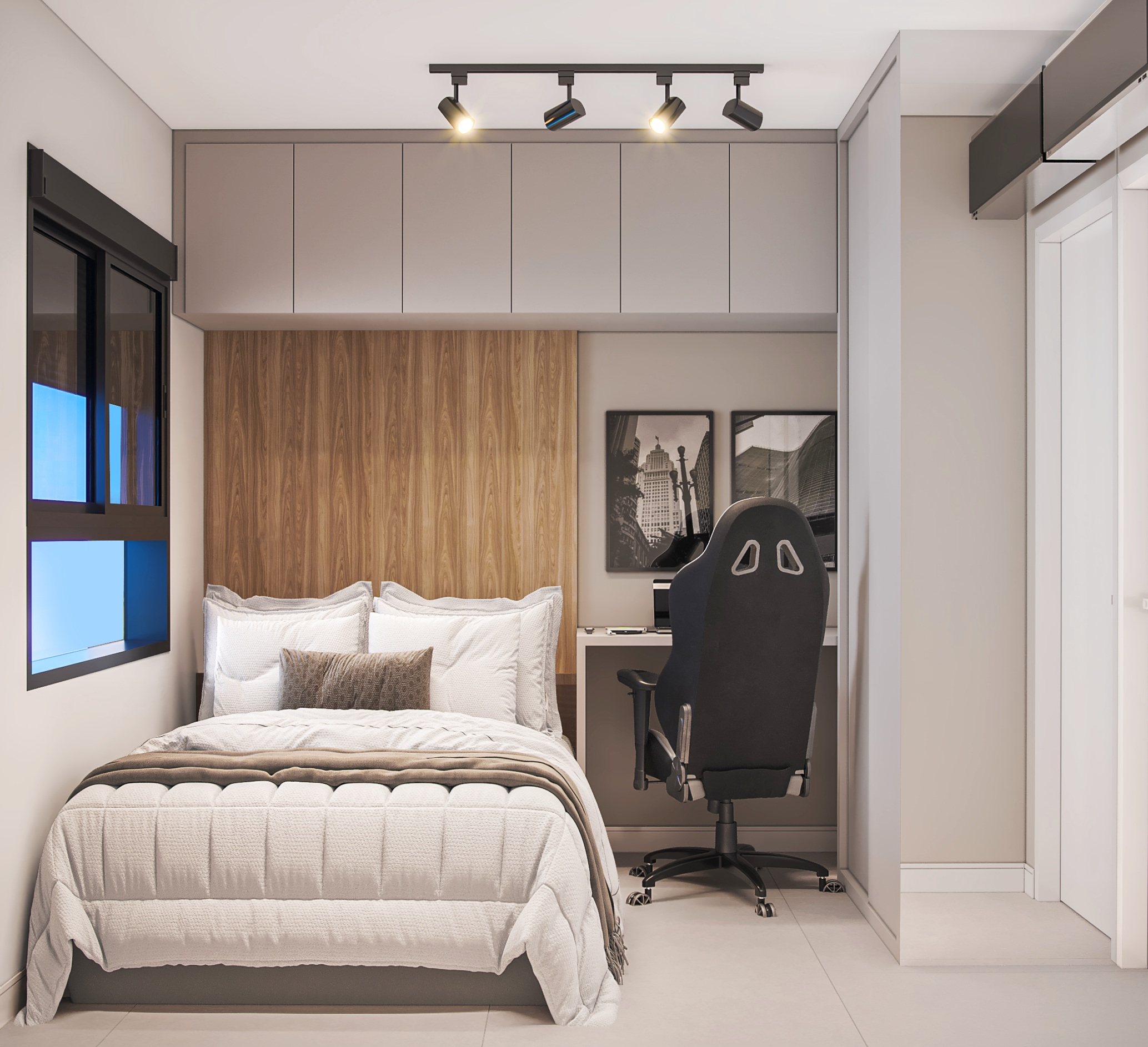 quarto planejado pequeno vs quarto pronto