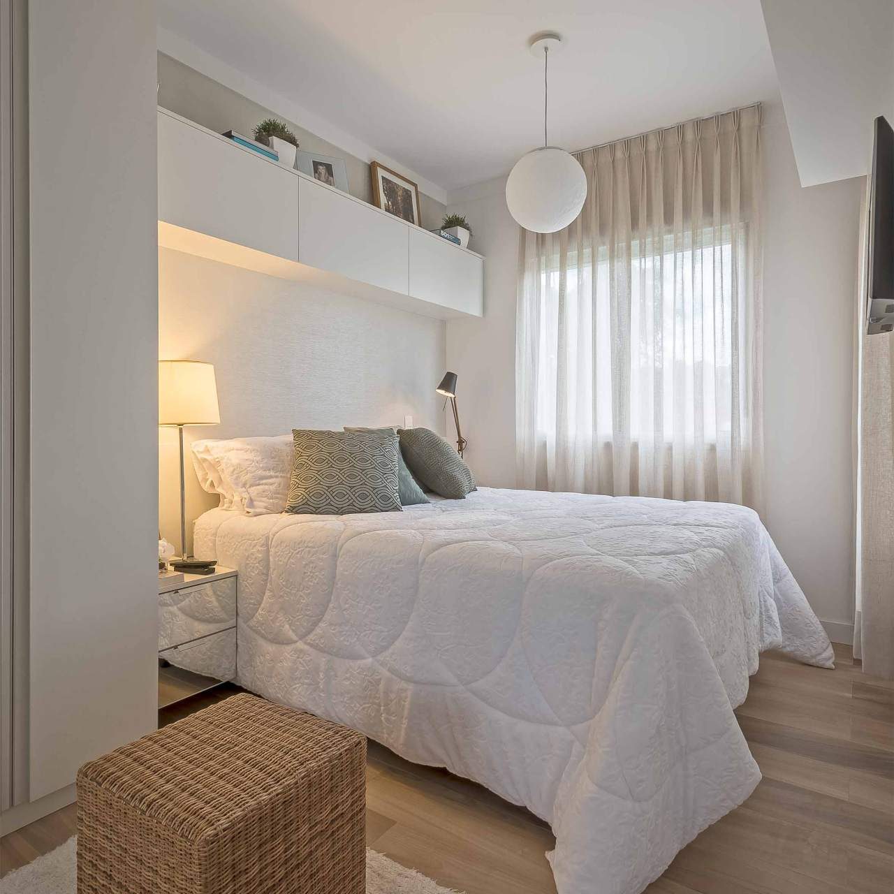 quarto de casal planejado 9m²