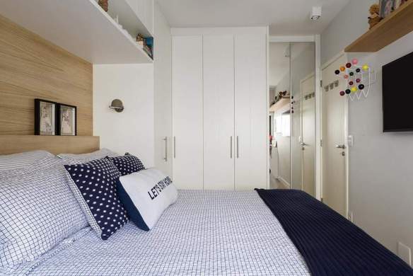 quarto de casal planejado 9m²