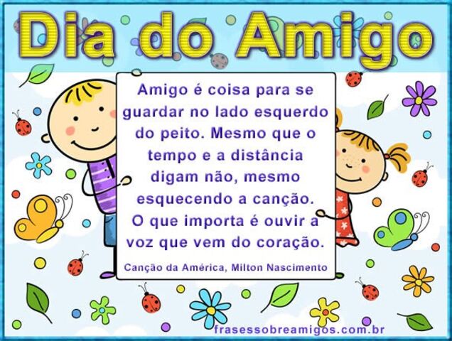dia do amigo vs dia internacional da amizade