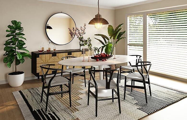 como escolher mesa e cadeiras para sala de jantar pequena