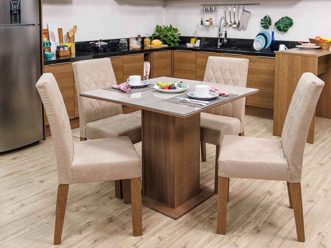 como escolher mesa e cadeiras para sala de jantar pequena