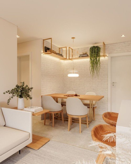 ideias de decoração sala de jantar pequena moderna