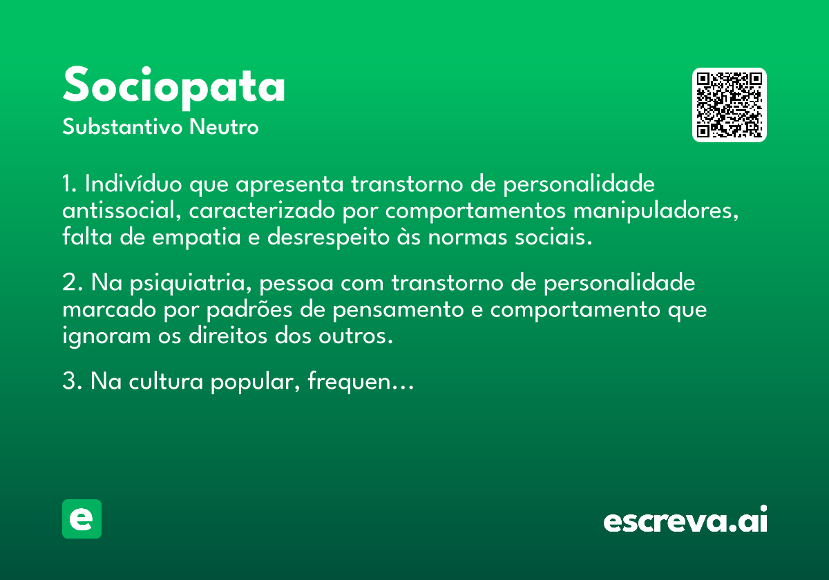 sociopata o que é e como identificar