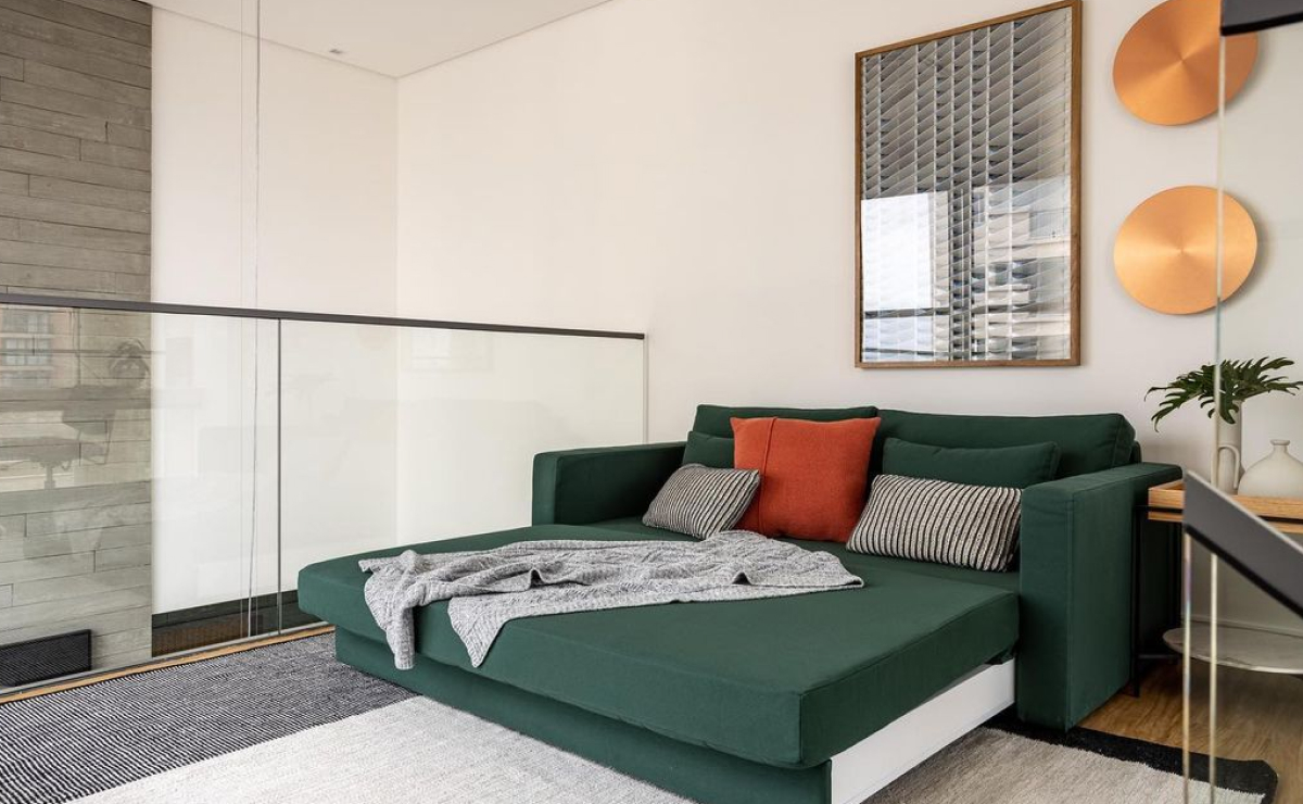 sofá-cama é uma boa opção