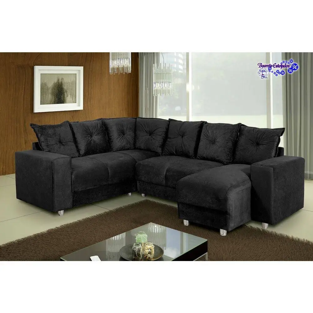 sofá de canto para sala pequena