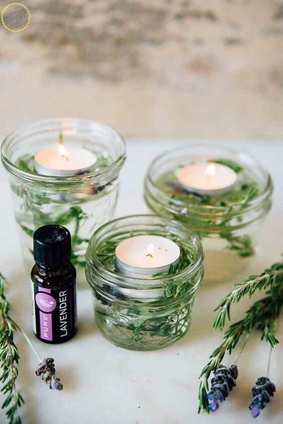 velas decorativas no quarto