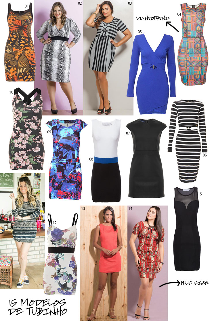 vestido tubinho preto como usar