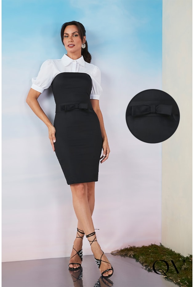 vestido tubinho preto vs vestido justo